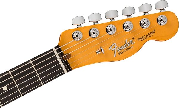 Fender Susan Tedeschi Telecaster Electric Guitar (with Case), Aged Carribbean, Action Position Back