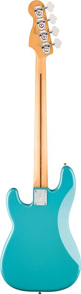 Fender Player II Precision Electric Bass, with Maple Fingerboard, Aquatone Blue, Action Position Back