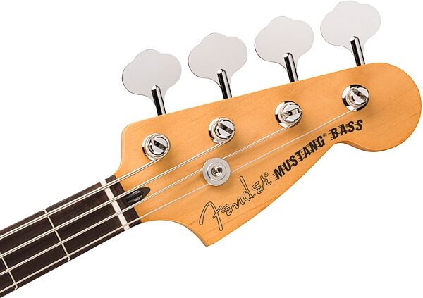 Fender Player II Mustang PJ Electric Bass, with Rosewood Fingerboard, Aquatone Blue, Action Position Back