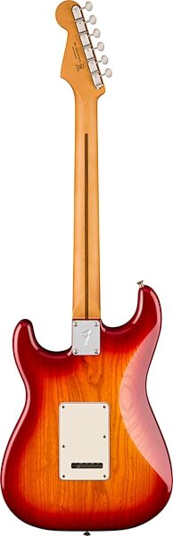 Fender Player II Stratocaster HSS Chambered Ash Electric Guitar, Cherry Burst, Action Position Back