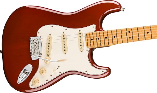 Fender Player II Stratocaster Chambered Mahogany Electric Guitar, Mocha Burst, Action Position Back