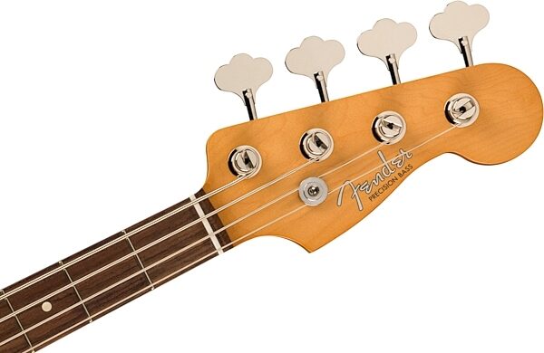 Fender Vintera II '60s Precision Electric Bass, Rosewood Fingerboard (with Gig Bag), 3-Color Sunburst, Action Position Back