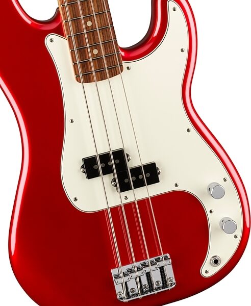 Fender Player Precision Electric Bass, with Pau Ferro Fingerboard, Action Position Back