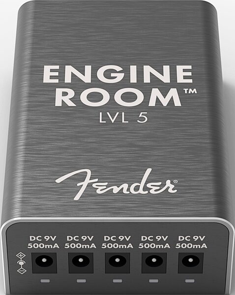 Fender LVL 5 Engine Room Pedal Power Supply, New, Action Position Back