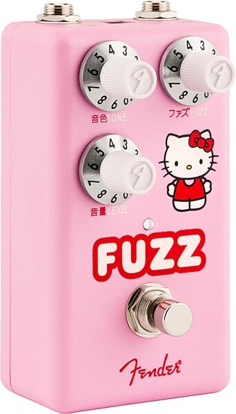 Fender x Hello Kitty Fuzz Pedal, Action Position Front