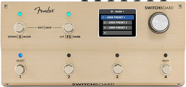 Fender Switchboard Effects Operator, New, Action Position Back