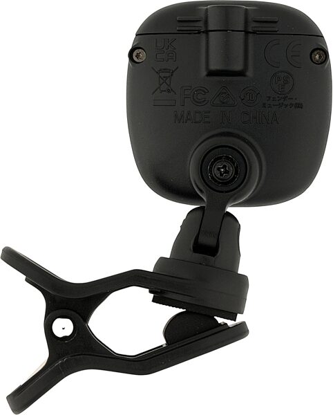 Fender FT1 Pro Clip-On Digital Chromatic Tuner, Black, Action Position Back