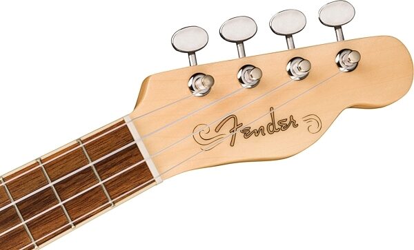 Fender Fullerton Telecaster Concert Acoustic-Electric Ukulele, 2-Color Sunburst, Action Position Back