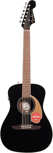 Fender Malibu Player Small Body Acoustic-Electric Guitar, Action Position Back