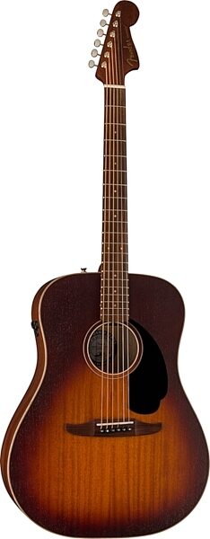 Fender Redondo Special Acoustic-Electric Guitar (with Gig Bag), Honey Burst, Open Box (Very Good), Action Position Back