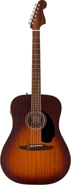 Fender Redondo Special Acoustic-Electric Guitar (with Gig Bag), Honey Burst, Open Box (Very Good), Action Position Back