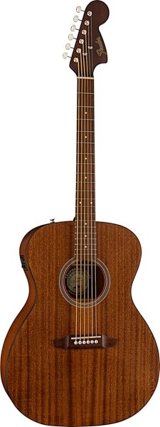 Fender Monterey Standard Acoustic-Electric Guitar (with Gig Bag), Action Position Back