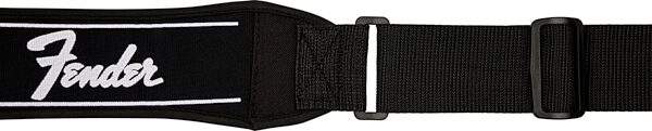 Fender Swell Neoprene Guitar Strap, Black White, 2.5 inch, Action Position Back