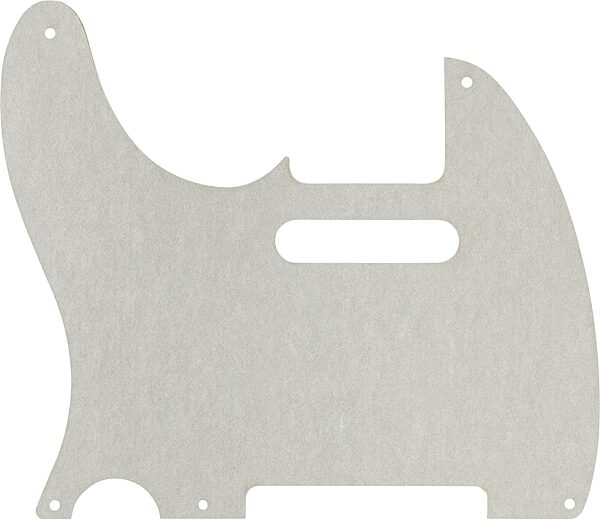 Fender Waylon Jennings Telecaster Leather Pickguard, White, Action Position Back