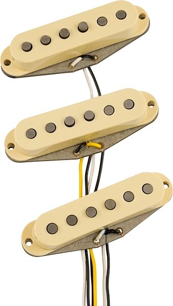 Fender Pure Vintage '73 Stratocaster Pickups, Aged White, Action Position Back