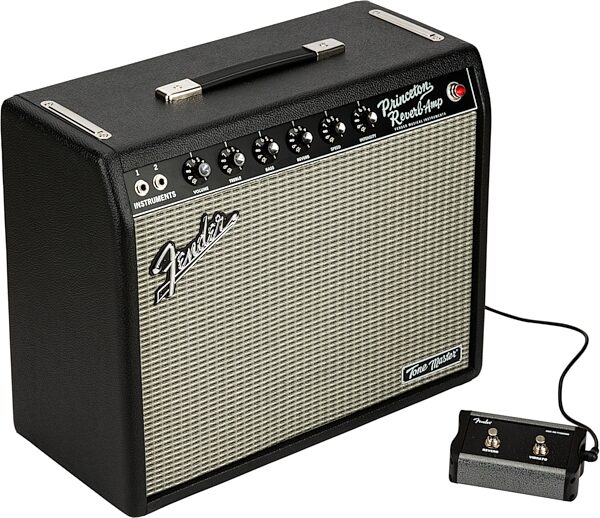 Fender Tone Master Princeton Reverb Guitar Combo Amplifier (50 Watts, 1x10"), New, Action Position Back