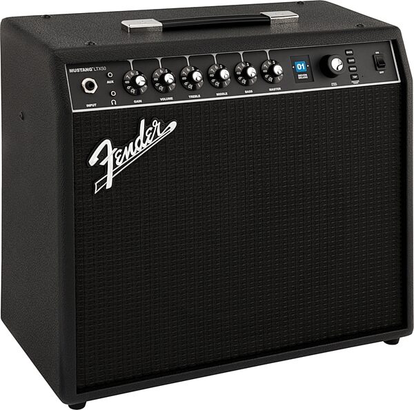 Fender Mustang LTX50 Digital Guitar Combo Amplifier, New, Action Position Back
