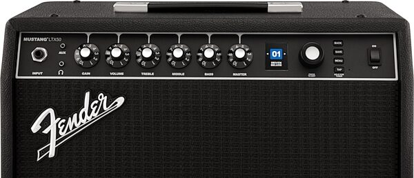 Fender Mustang LTX50 Digital Guitar Combo Amplifier, New, Action Position Back