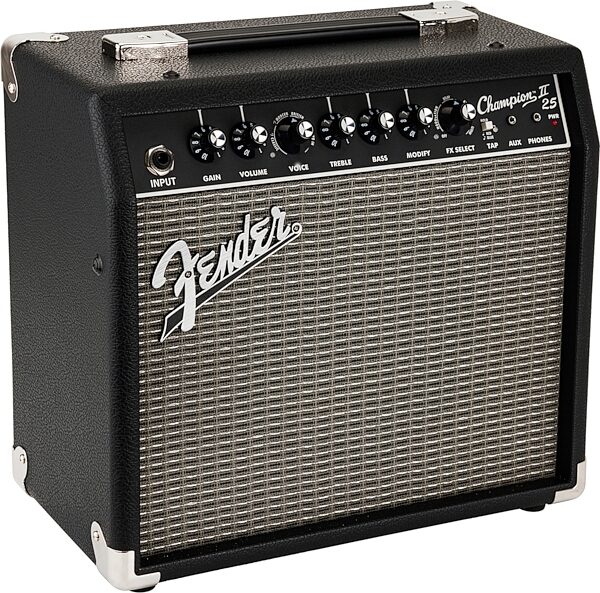 Fender Champion II 25 Guitar Combo Amplifier (1x8", 25 Watts), New, Action Position Back