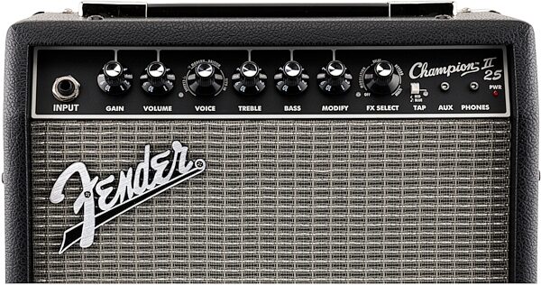 Fender Champion II 25 Guitar Combo Amplifier (1x8", 25 Watts), New, Action Position Back