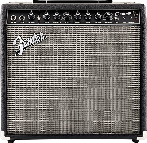 Fender Champion II 50 Guitar Combo Amplifier (1x12", 50 Watts), New, Action Position Back