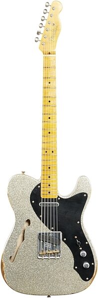 Fender Custom Shop Thinline Heavy Relic Nocaster Electric Guitar (with Case), Action Position Back