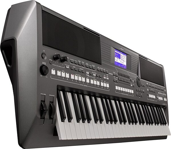 Yamaha PSR-S670 Arranger Workstation Keyboard, 61-Key, Side