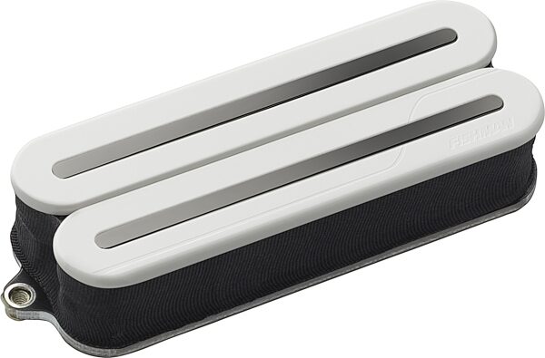 Fishman Fluence Modern Open-Core Ceramic Humbucker 8-String Pickup, White with Black Nickel Blades, Action Position Back