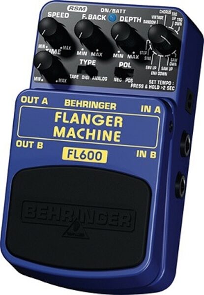 Behringer FL600 Flanger Machine Pedal, Right