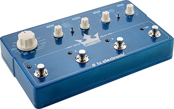 TC Electronic Flashback Triple Delay Pedal, Action Position Back