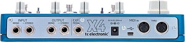 TC Electronic Flashback Triple Delay Pedal, Action Position Back