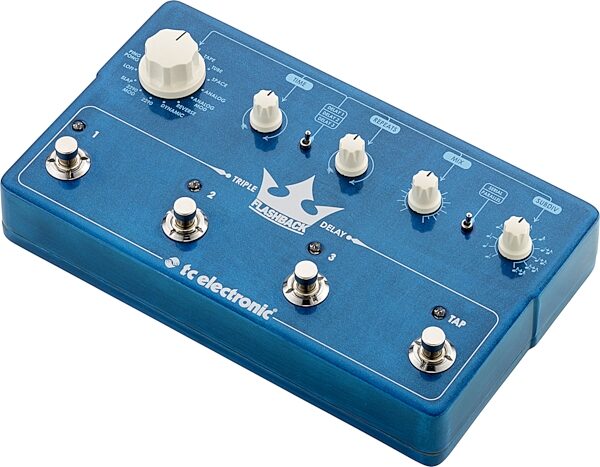 TC Electronic Flashback Triple Delay Pedal, Action Position Back
