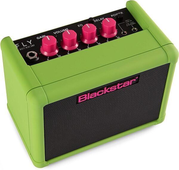Blackstar Fly 3 Limited-Edition Neon Battery-Powered Guitar Combo Amplifier (3 Watts), Action Position Back