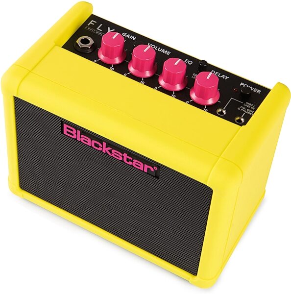 Blackstar Fly 3 Limited-Edition Neon Battery-Powered Guitar Combo Amplifier (3 Watts), Action Position Back