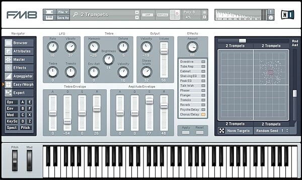 Native Instruments FM8 Software Synth (Macintosh and Windows), Main