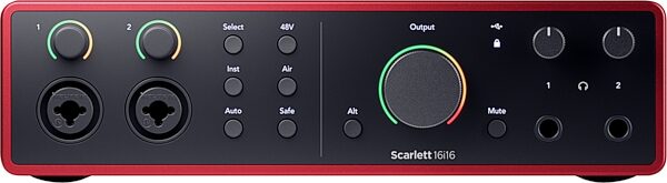 Focusrite Scarlett 16i16 Gen 4 USB Audio Interface, New, Action Position Back