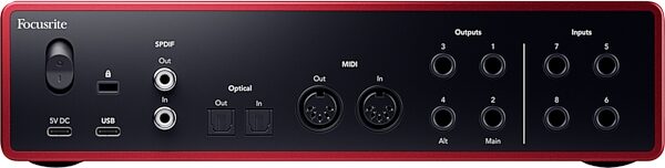 Focusrite Scarlett 18i16 Gen 4 USB Audio Interface, New, Action Position Back