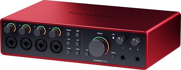 Focusrite Scarlett 18i16 Gen 4 USB Audio Interface, New, Action Position Back