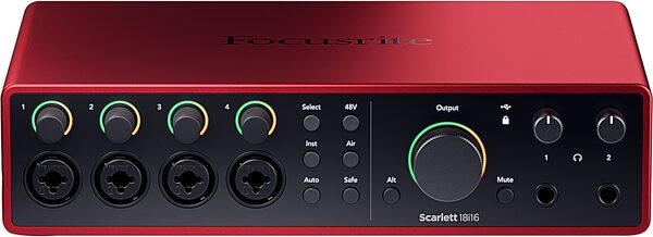 Focusrite Scarlett 18i16 Gen 4 USB Audio Interface, New, Action Position Back