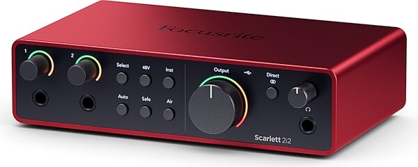 Focusrite Scarlett 2i2 Gen 4 USB Audio Interface, New, Right