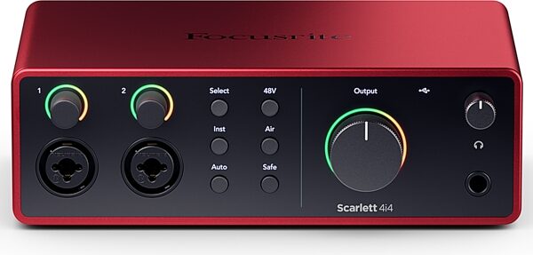 Focusrite Scarlett 4i4 Gen 4 USB Audio Interface, New, Main