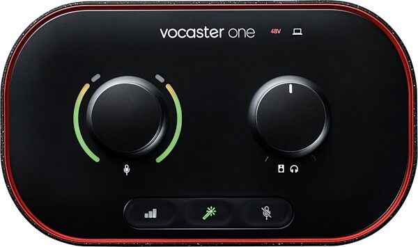 Focusrite Vocaster One Podcasting USB Audio Interface, New, Action Position Back