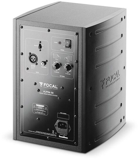 Focal Alpha 50 Powered Studio Monitor, Rear