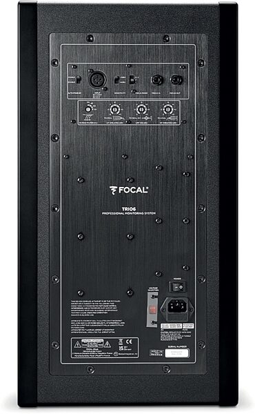Focal Trio6 3-Way Powered Studio Monitor, Black, Action Position Back