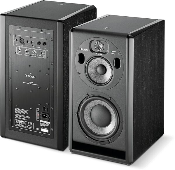 Focal Trio6 3-Way Powered Studio Monitor, Black, Action Position Back