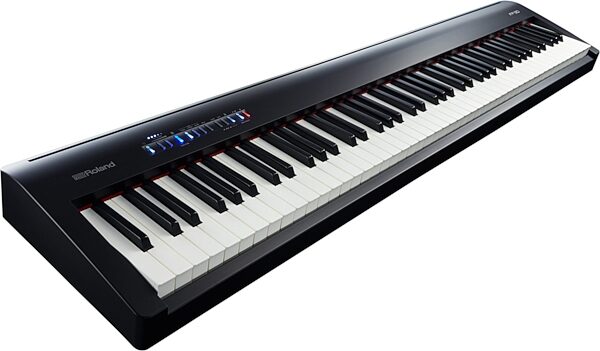 Roland FP-30 Digital Stage Piano, Black Angle