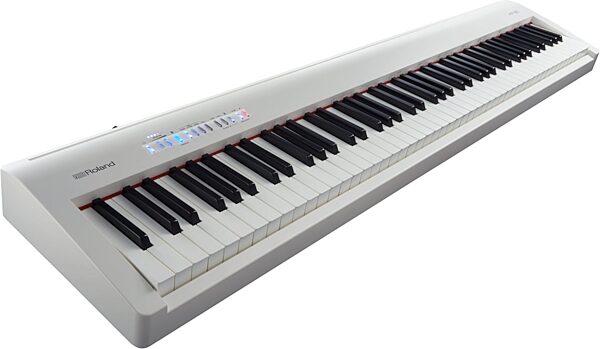Roland FP-30 Digital Stage Piano, White Angle