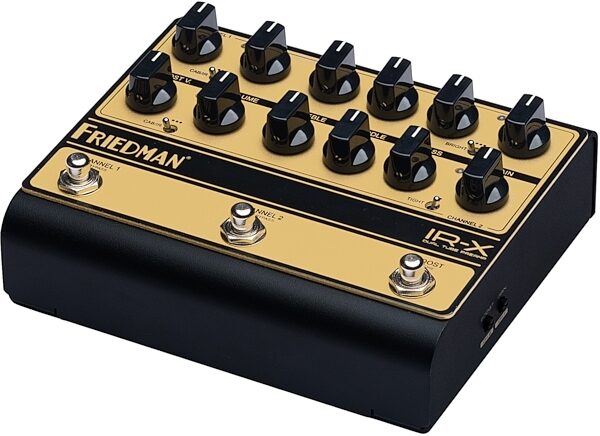 Friedman IR-X Dual-Channel Tube Preamp High Voltage DI/IR Direct Box, New, Action Position Back