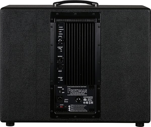 Friedman ASC12 Modeler Monitor Powered Guitar Speaker Cabinet (1x12", 500 Watts), New, Detail Back