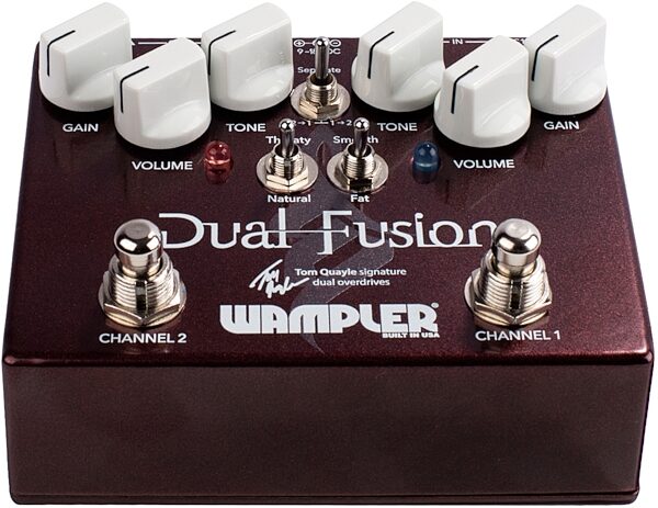 Wampler Dual Fusion Tom Quayle Signature Overdrive Pedal, New, View